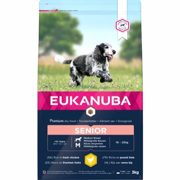 Euk Senior Medium Breed Chicken 3kg