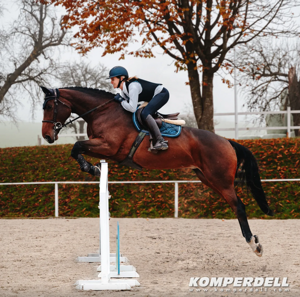 Komperdell Flex Fit Slim svart/burgunder